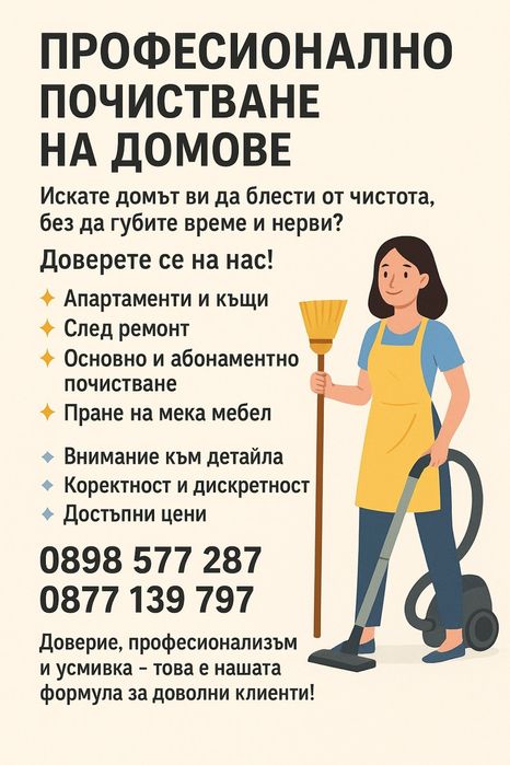 Почистване на домове