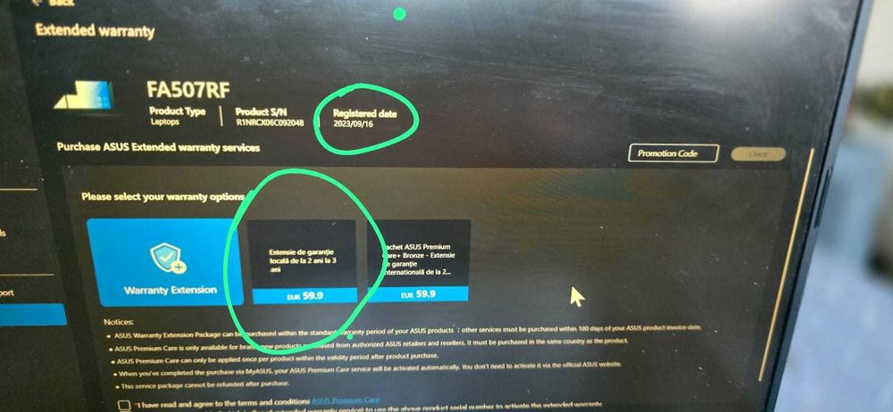 laptop asus Gaming TUF A15 6080HS 2050 ,16GB RAM , in garantie, Schimb