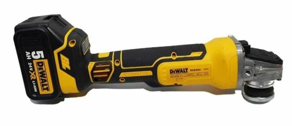 Flex Polizor Unghiular Makita/Dewalt x 2 Acumulatori 24V / 5Ah - Trusa