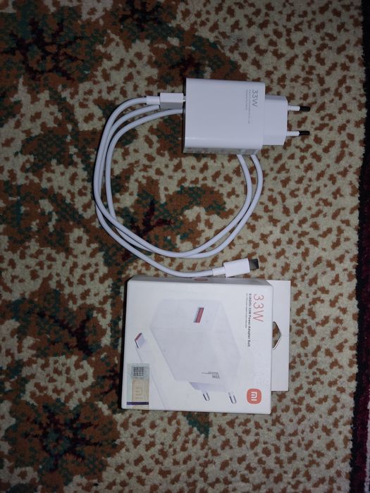 Оригинальная зарядка Xiaomi 33W — новая, в коробке