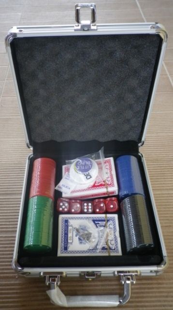 Set poker cutie aluminiu