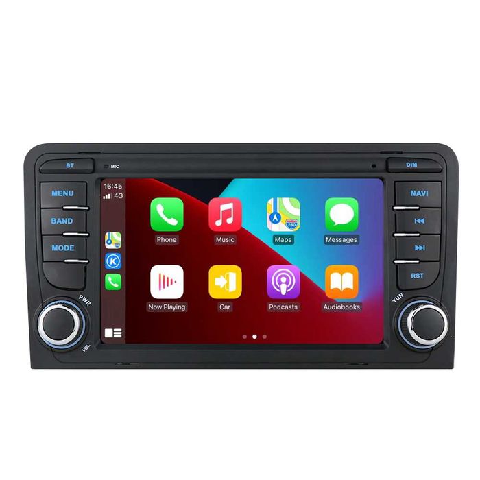 Navigatie dedicata Aud A3 2003 - 2012 cu Carplay si Android Auto