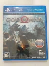 God of war диск ps 4