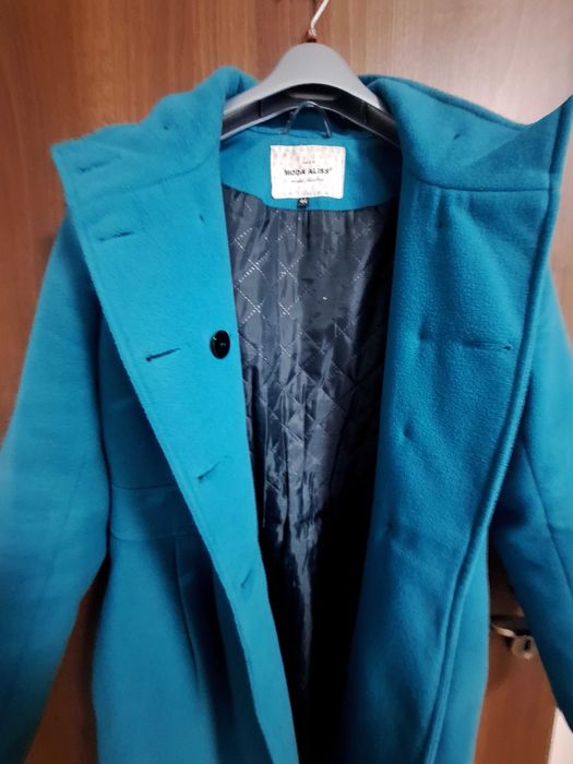 PALTON de iarna, verde