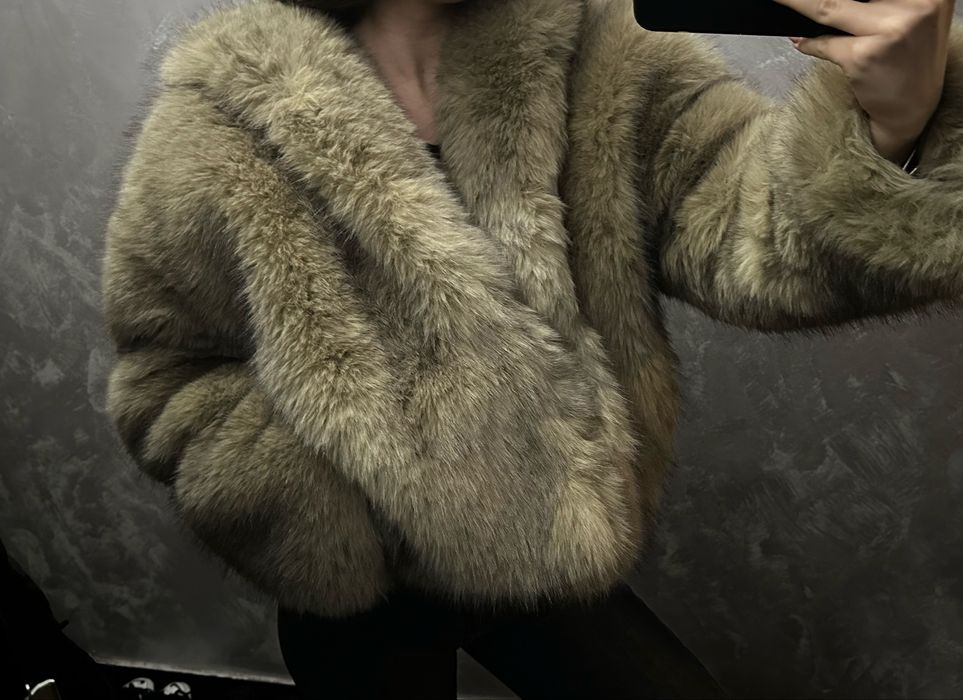 Пухено палто със синтетичен пух