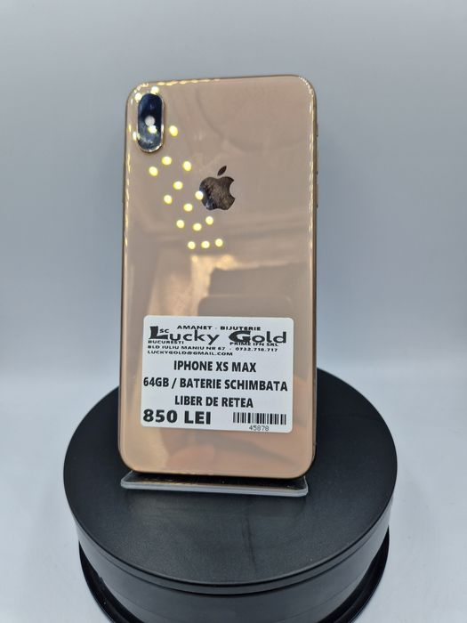 Iphone XS Max 64GB / Baterie Schimbata GARANTIE #45878