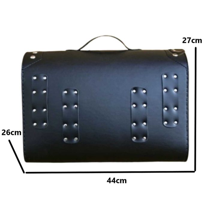 Geanta/Topcase piele portbagaj moto Yamaha/Honda/Kawasaki/Suzuki/etc