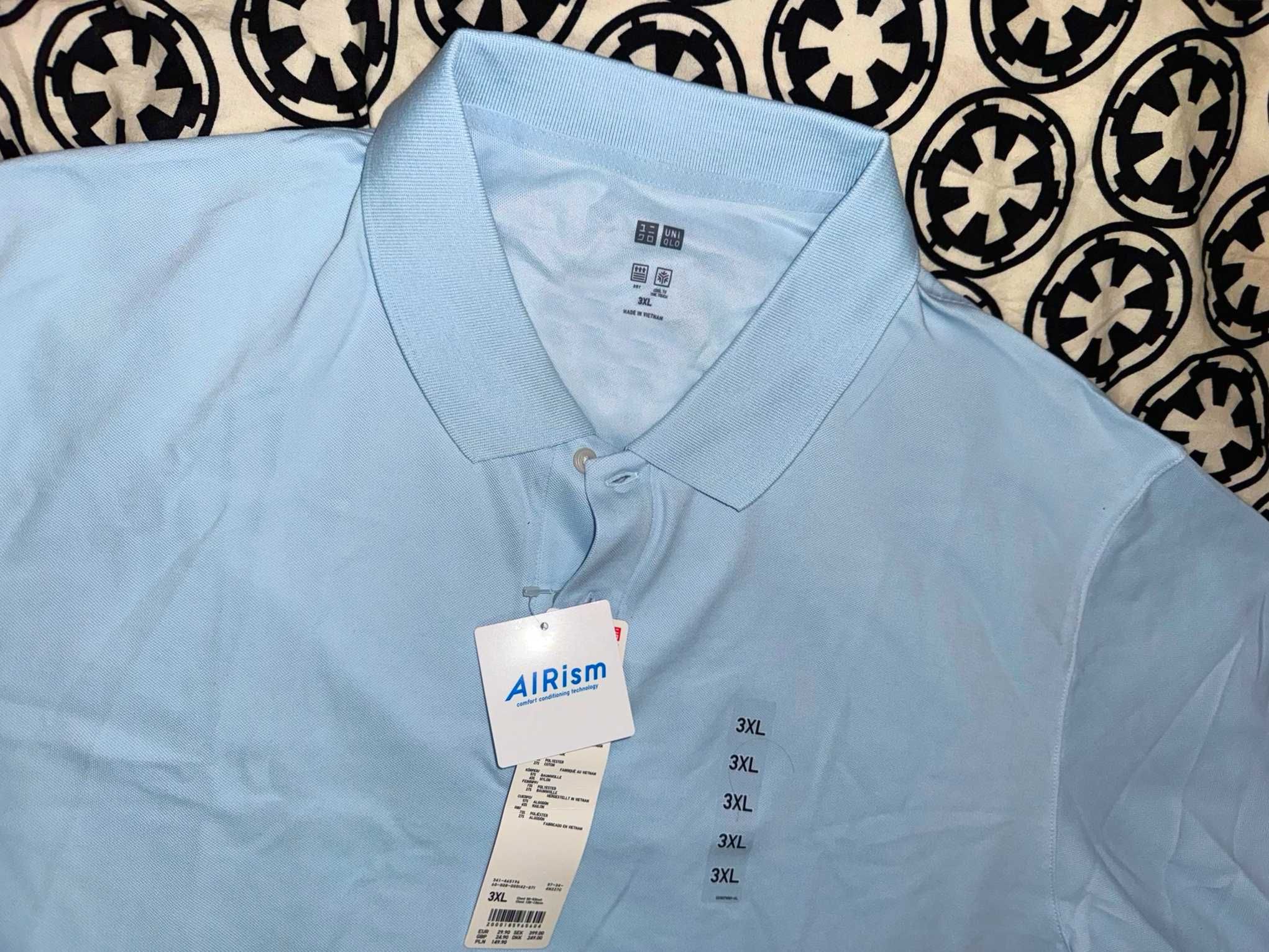 Tricou UNIQLO AIRism, model polo, marimea 3XL, NOU