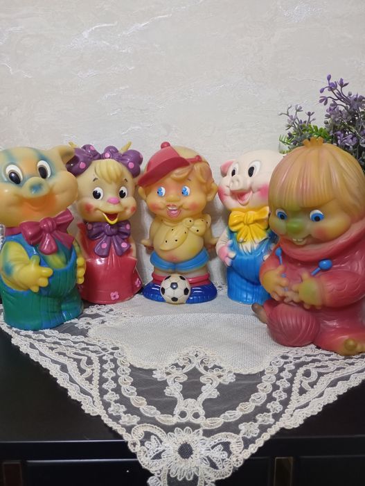 Резиновые игрушки СССР