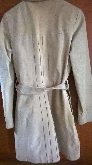 Palton piele intoarsa Naf Naf mas.S