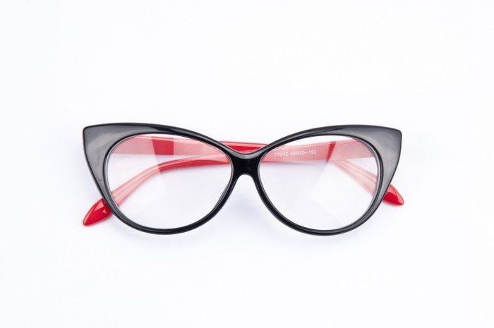 Ochelari fete Cat Eyes classic lentila transparenta rame fara dioptrii