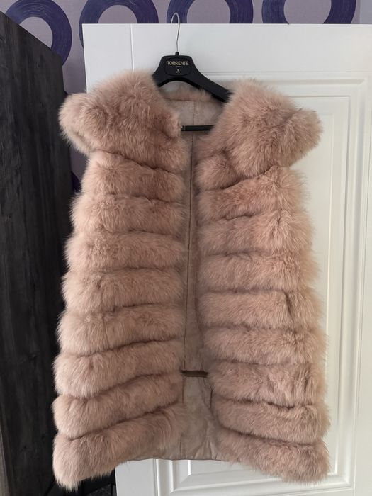 Меховая натуральная жилетка