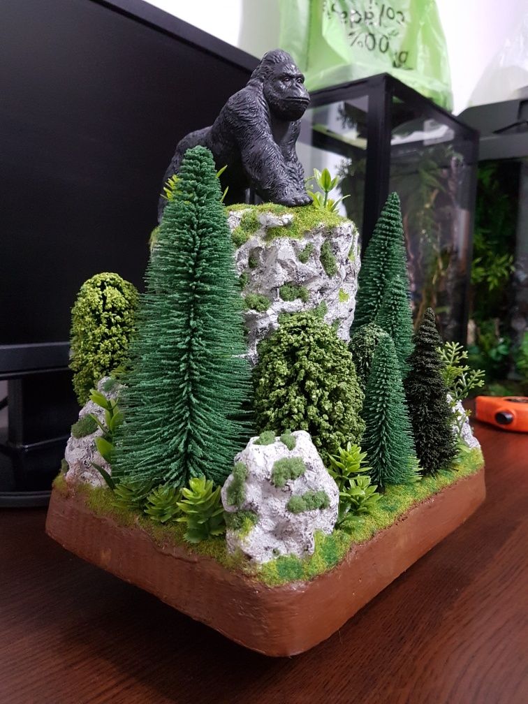 Diorama gorila kong