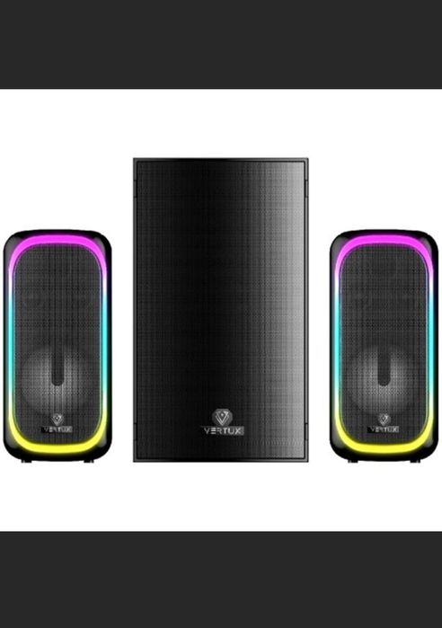 Boxe Gaming VERTUX SonicThunder-50, 2.0, Bluetooth, negru