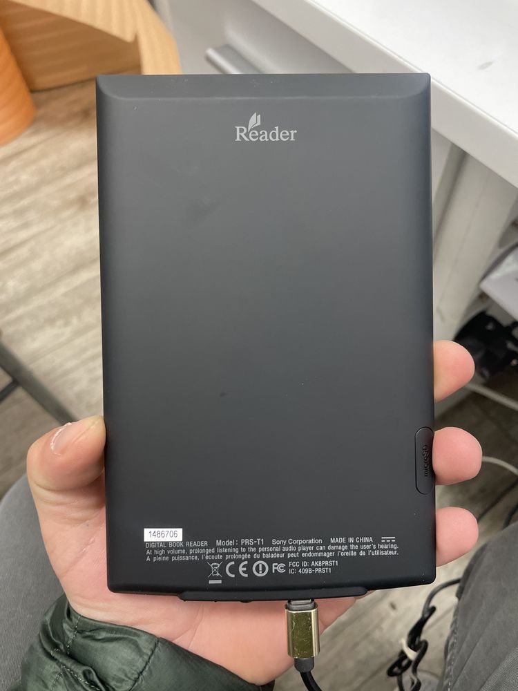 eReader Sony Prs T1 Second Black