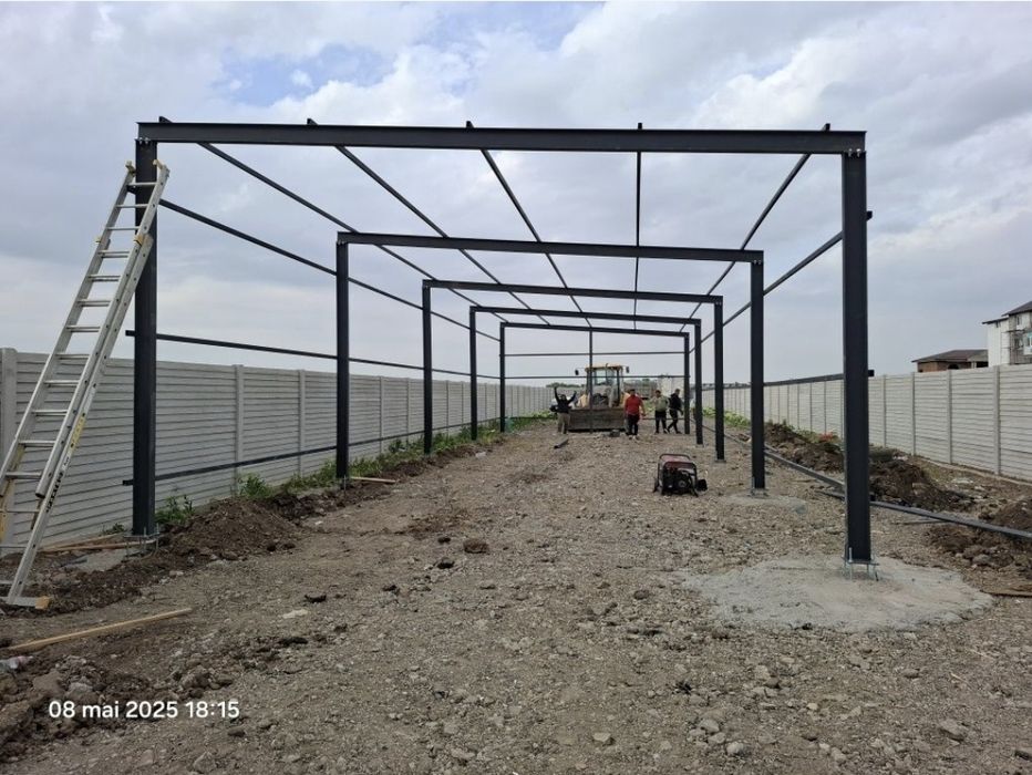 Vand structura metal din stoc 7x12x4m