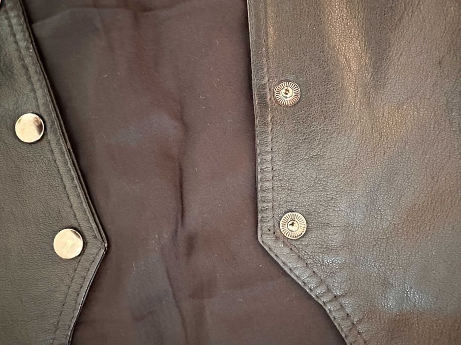 Vesta Piele Naturala Negru Barbati | Marime M