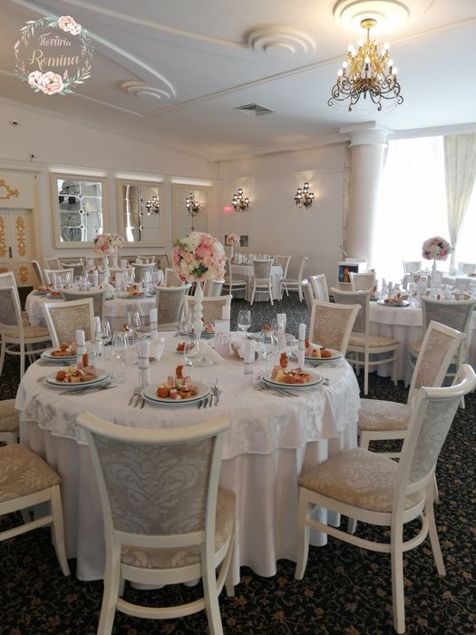 Aranjamente florale nuntă/botez/decor săli evenimente/panou foto