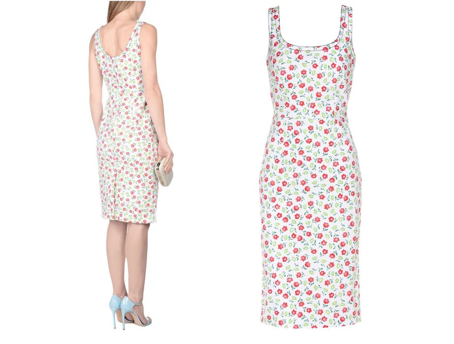 Рокля Prada, миди дължина, M, нова