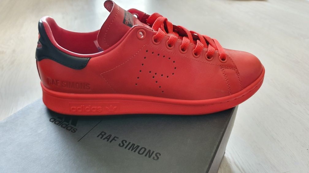 Raf Simons x Adidas Originals Stan Smith Tomato Red/Core Black