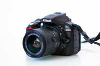 Dslr NIKON D5300 kit + obiectiv Nikon stabilizare 18-55 AF-P + extras