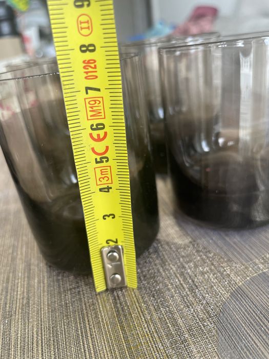 Чаши ниски стъклени