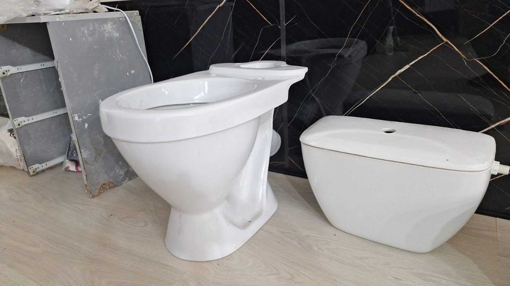 Унитаз и бачок, можно по отдельности.