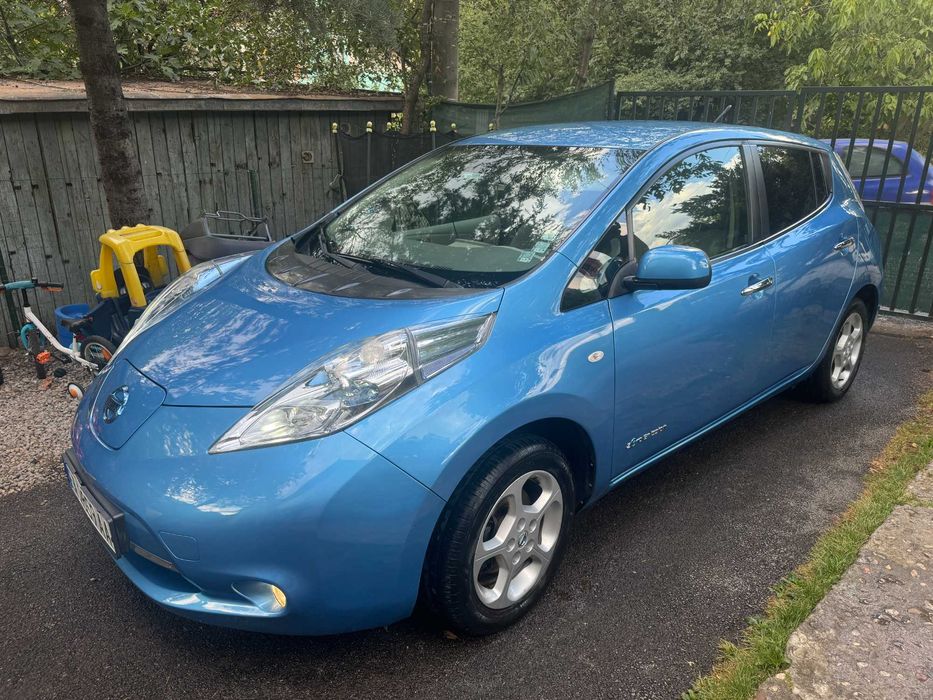 --> 3лв/100км разход! Nissan Leaf 2013г.