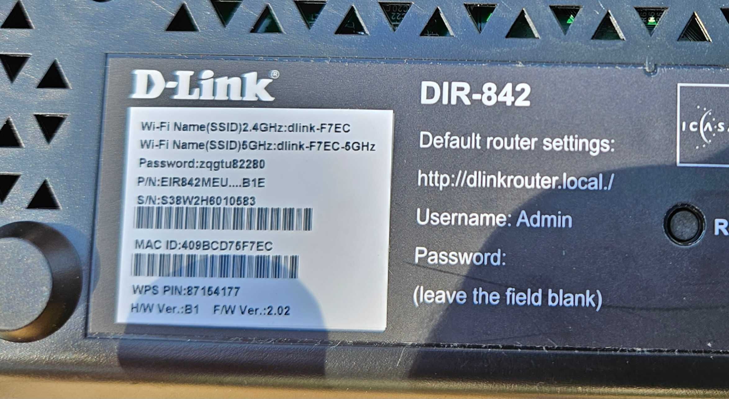Router Wireless D-link DIR842
