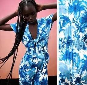 Salopeta din in 100%, editie limitata Zara, noua cu eticheta, XL