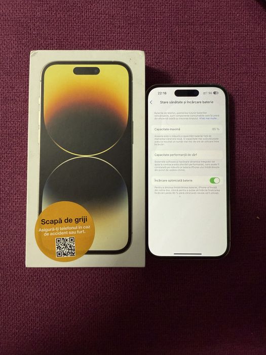 Iphone 14 pro Gold  128gb liber de retea