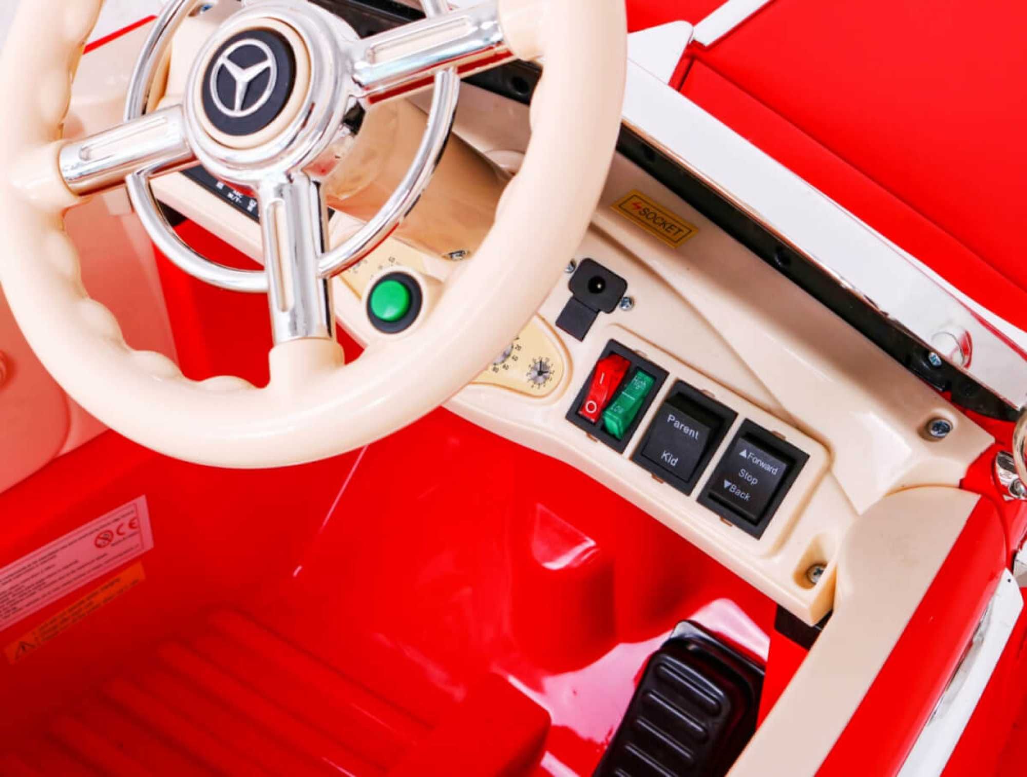 Лицензирана Акумулаторна Кола Mercedes Retro Type 540A, 12V/10Ah, 140W