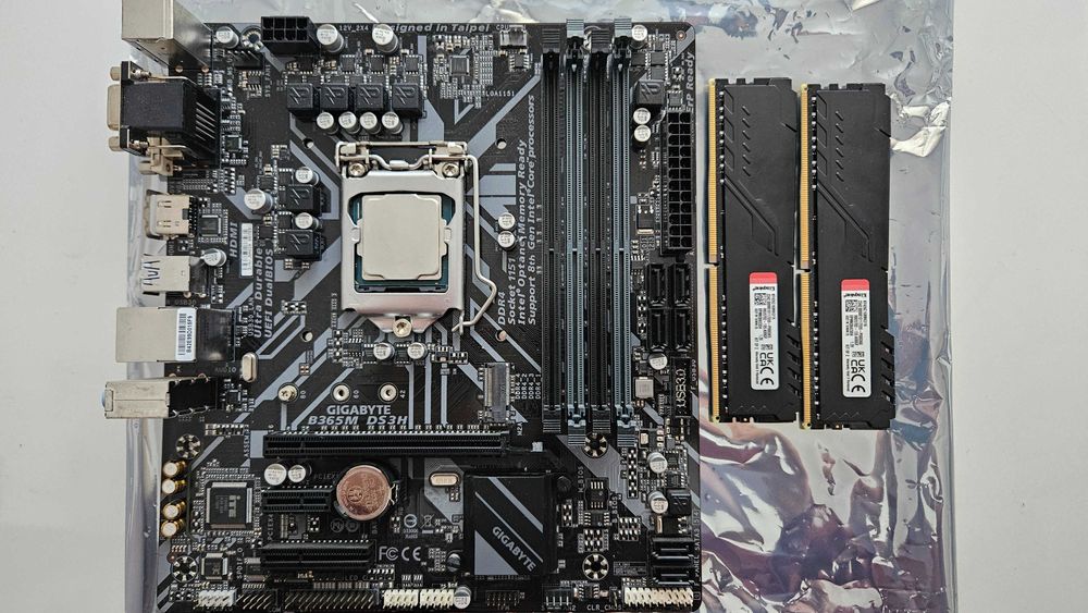 Kit Gigabyte B365M-DS3H-i5 9400F-16GB RAM