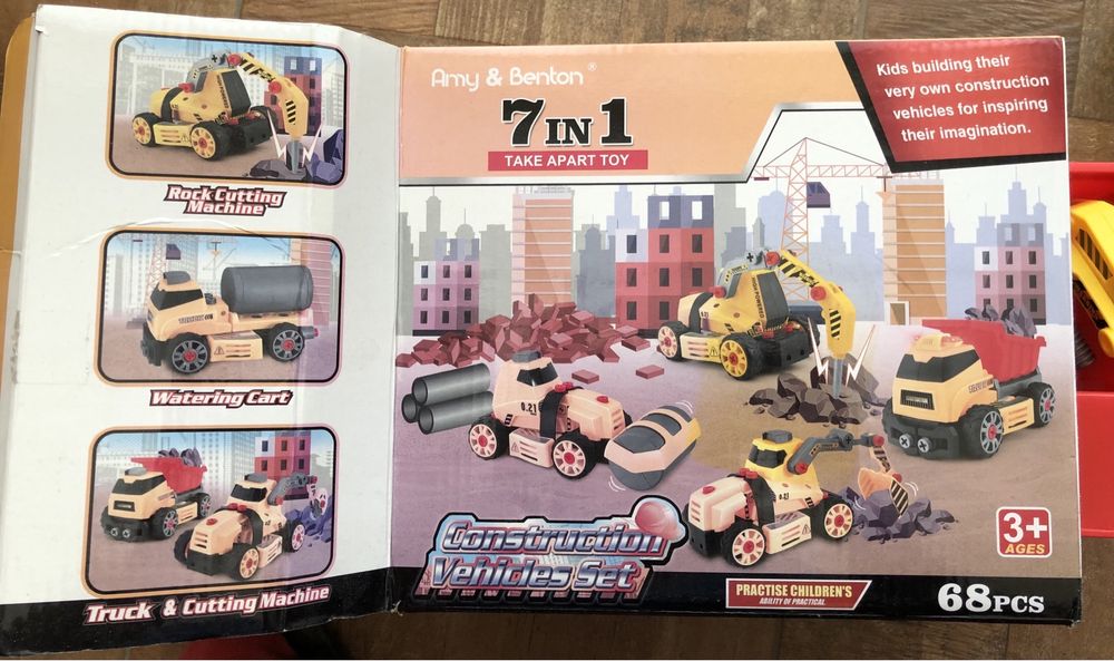 Образ. игра и три конструктора, 7 в 1, 3 + г.
