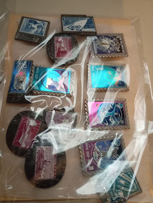 Insigne vintage CCCP cosmos - navale -avioane