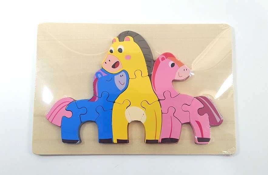 8 модела дървени пъзели на животни woodentoys.olx.bg