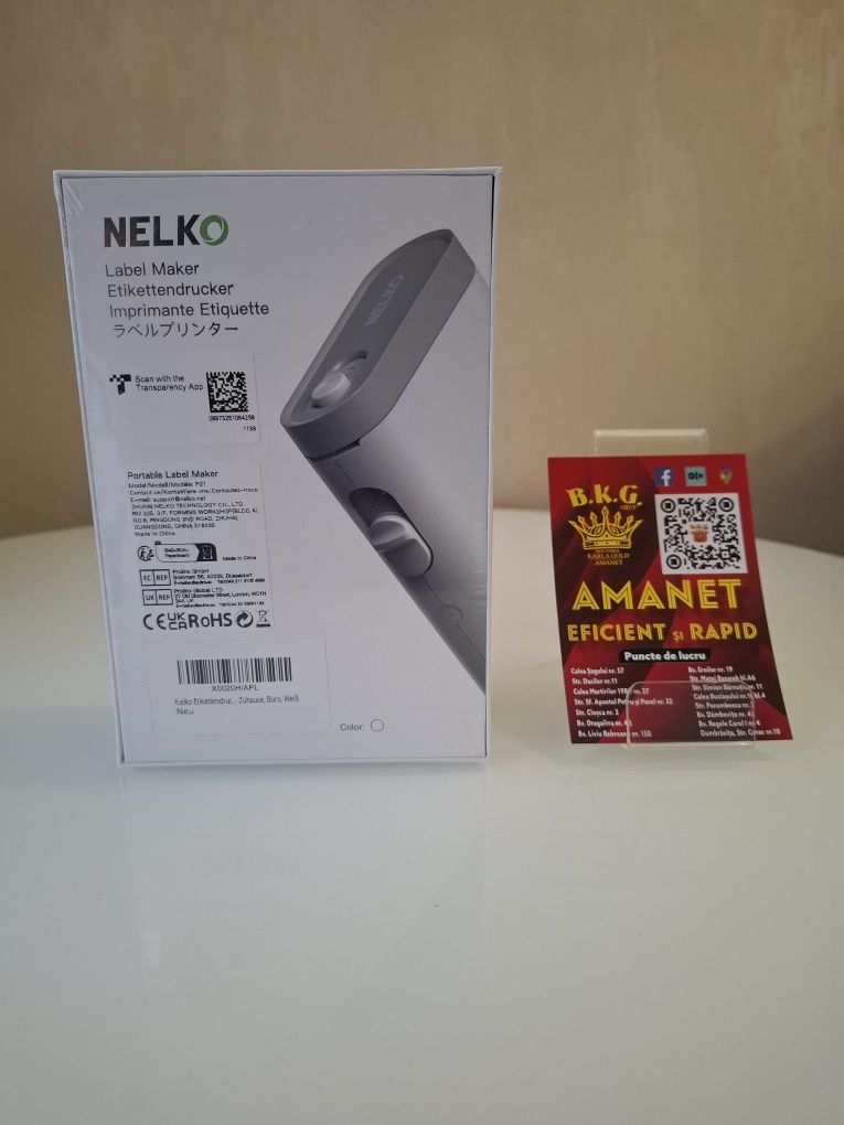 Nelko Label Maker sigilat Amanet BKG
