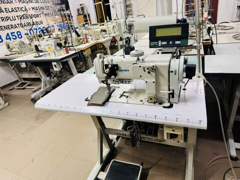 Masina de cusut cu triplu transport JUKI LU 2210 N automata