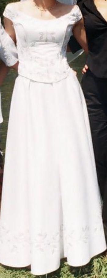 Булченска рокля, размер S, сатен
