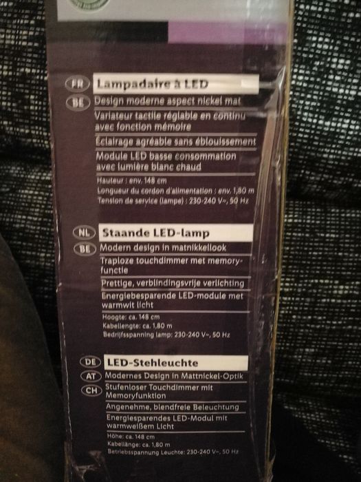 Lampă led Livarno, lumină reglabilă, produs nou