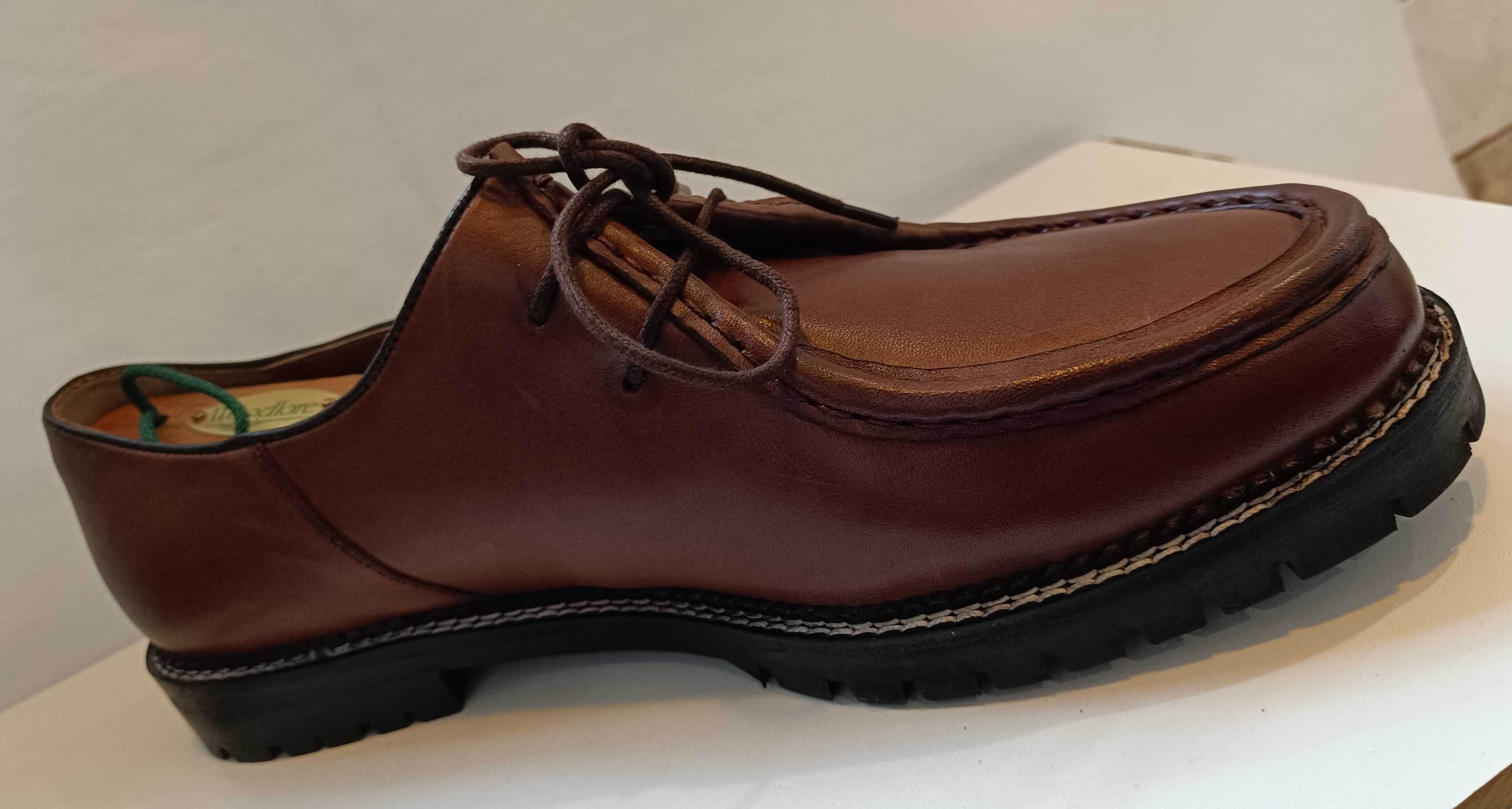 Pantofi derby 46 46.5 split toe de lux lucrati manual Mc Finlay NOI