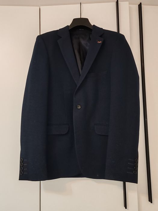 Sacou albastru, marime 46, corespondent M