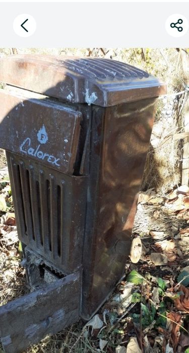 Godin fonta samotat,Calorex, lemne/gaze