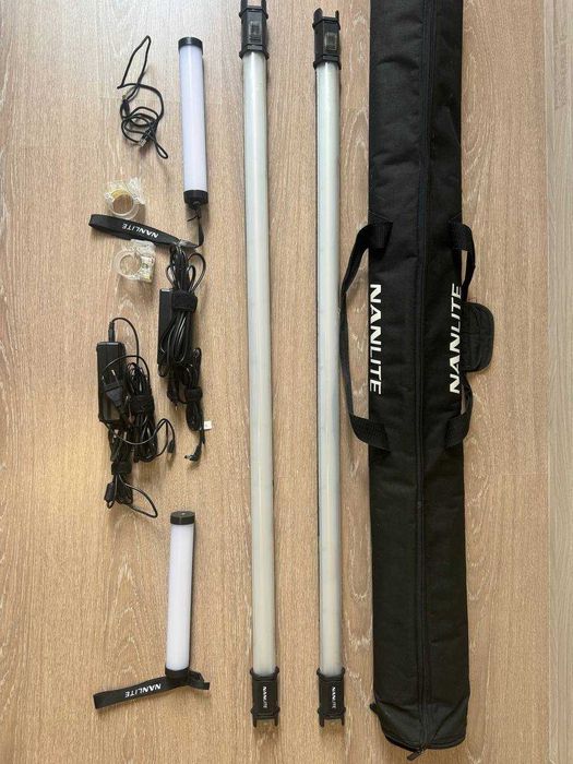 Комплект света: Nanlite PavoTube — 2×30C + 2×6C RGBWW, 2700–6500K
