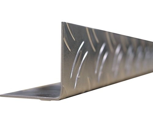 Coltar cornier profil L din aluminiu striat
