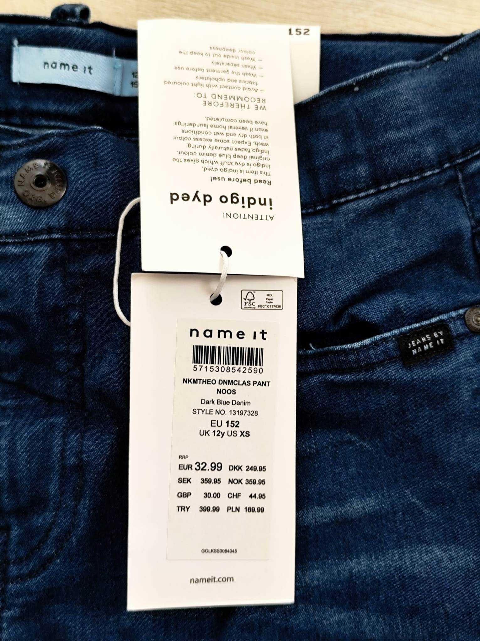 'Name it' Jeans, blugi, baieti,  152, 12 ani, XSlim, extra slim, NOI