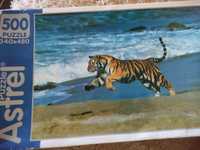 Пазл тигр море 500д