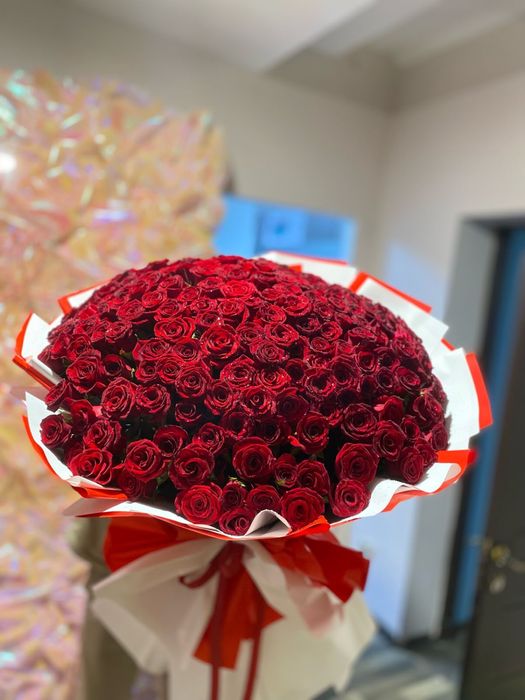 101 роза 1.20см 24990тг