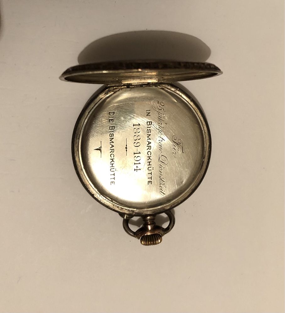 Ceas de buzunar antique,LONGINES din argint