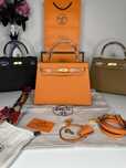 Geanta de lux HERMES Kelly 25 cm piele naturala 100% cadou